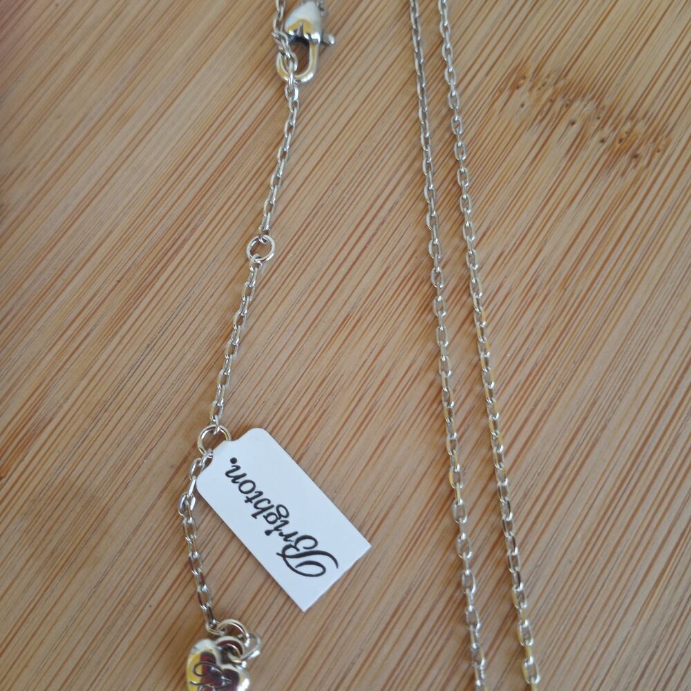 Brighton Spectrum heart necklace with ruby red bar - Picture 6 of 12